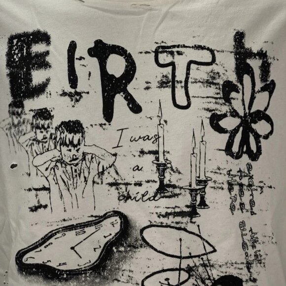 Birth Of Royal Child Men’s T-Shirt White Size L Blues Vintage Distressed - Picture 7 of 8